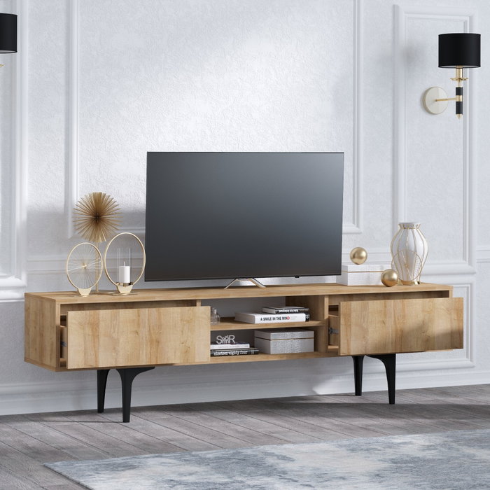 Hanah Home Artemis Soporte para Televisión Roble Hanah Home Artemis Soporte para Televisión Roble